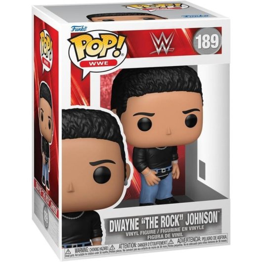 Figurine Funko Pop! WWE Dwayne The Rock Johnson avec Ceinture