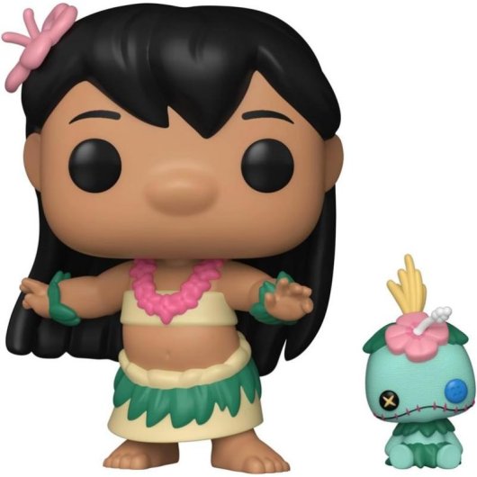 Figura Funko Pop! Lilo & Stitch Hula Lilo w/Scrump Vinile Collezionabile