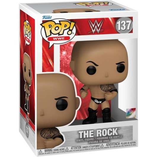 Funko POP! The Rock (Final) WWE Sammlerfigur Vinyl 95 mm