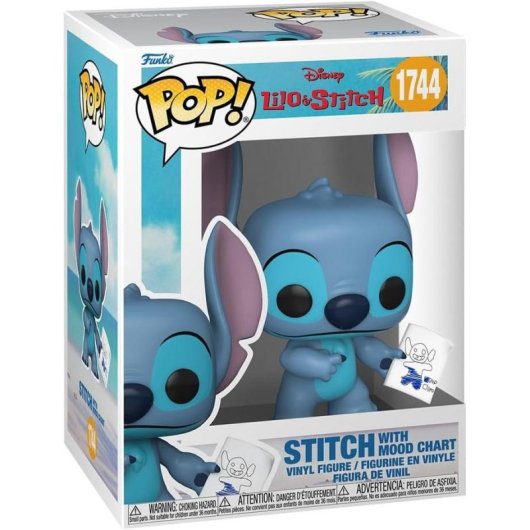 Figur Funko Pop! Disney Stitch with Mood Chart Vinyl Sammlerstück