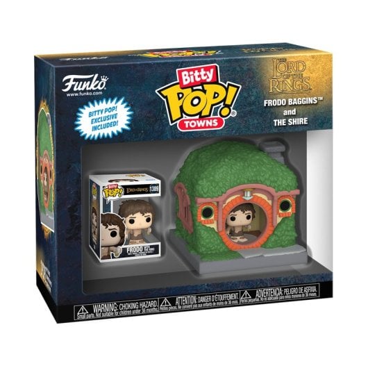Figura Colecionável Funko Bitty Pop Town Frodo Shire Multicolor