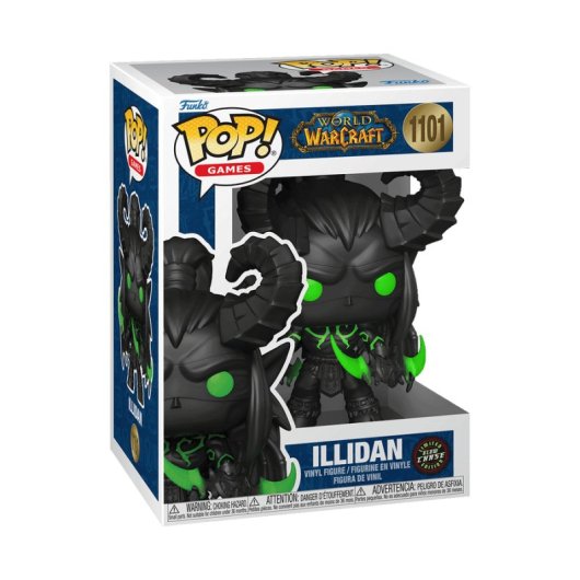 Figura Colecionável Funko POP Games Illidan World of Warcraft Multicolor
