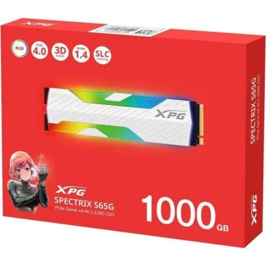 Disco Duro Adata XPG SPECTRIX S65G 1TB M.2 SSD PCIe 4.0 NVMe con Dissipatore