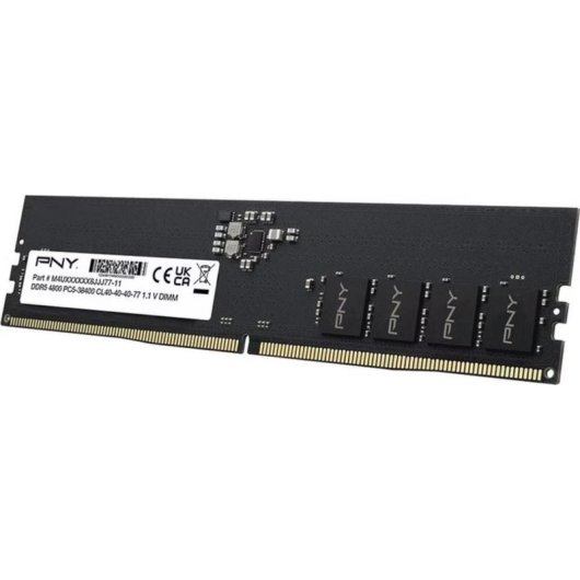 Memoria RAM PNY MD8GSD54800-BLK 8GB 1x8GB DDR5 4800MHz CL40 Negra