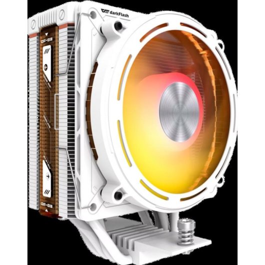 Refrigeración Aire Darkflash Tech Socket AM4 AM5 LGA 120mm E400 White ARGB