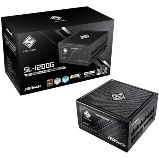 Netzteil AsRock Steel Legend SL-1200G 1200W 80+ Gold Zertifizierung modular
