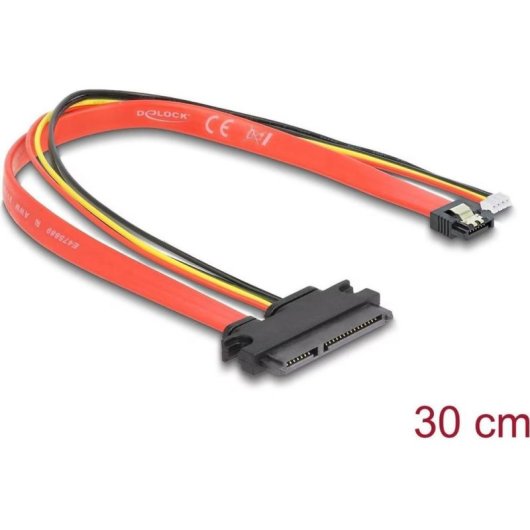 Adaptador M.2 para SATA 7 pinos Delock com cabo de 30 cm