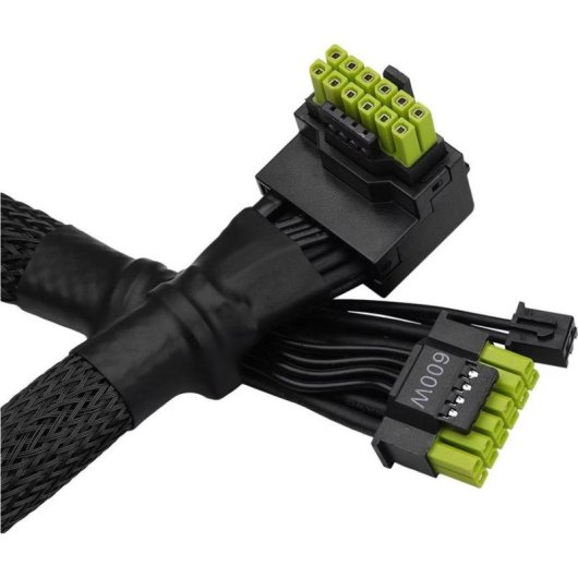 Internes Kabel AsRock 12V-2x6 90° 70 cm 600 W Schwarz