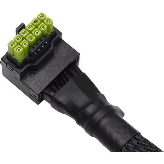 Internes Kabel AsRock 12V-2x6 90° 70 cm 600 W Schwarz