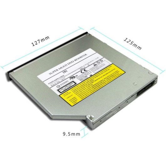 Unidad de DVD-RW Dell 8x SATA Interna 9,5 mm