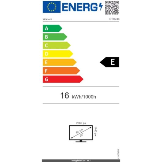 Tavola grafica Wacom Cintiq 24 Touch DTH246E 24" Multi-Touch USB