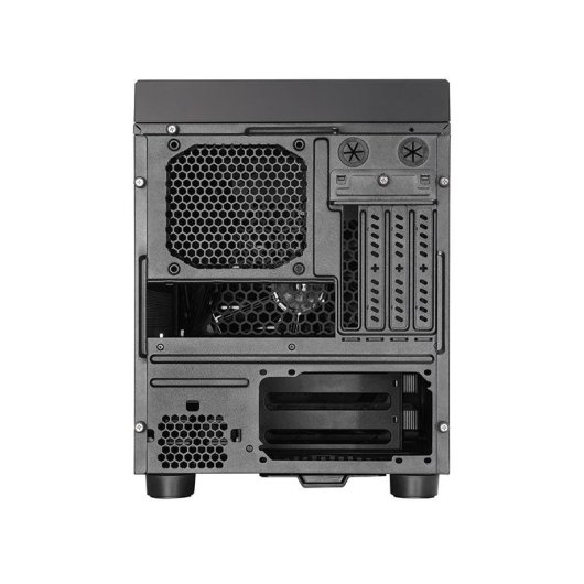 PC-Gehäuse Chieftec CI-03B-OP Cubo micro ATX Schwarz