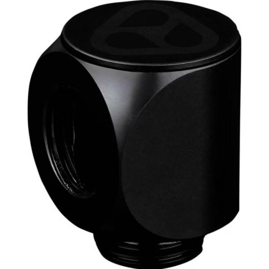 Refrigeración Líquida Thermal Grizzly DeltaMate Rotary 90° Schwarz mit Abdeckkappe