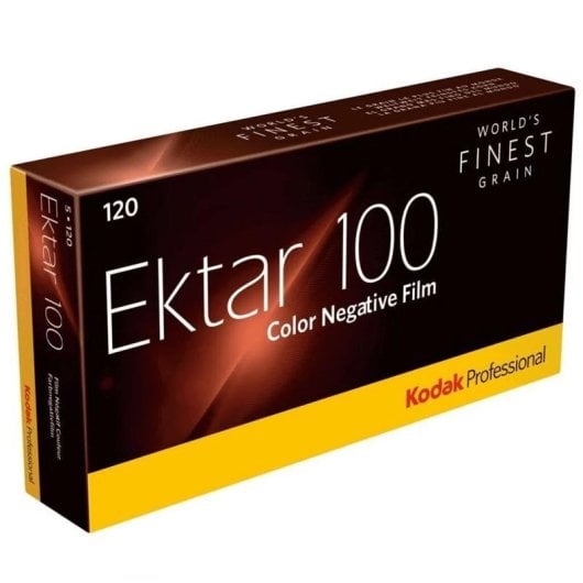 Película Fotográfica Kodak Professional Ektar 100 120 5 Rollos