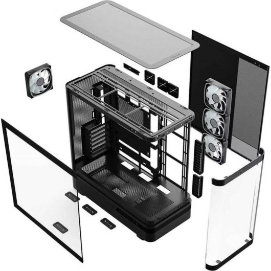 Boîtier PC Modecom Volcano AQ200 ARGB Midi Tower Noir