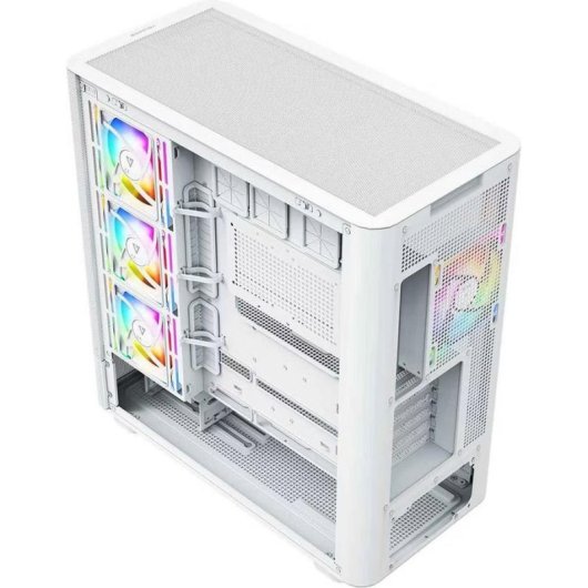 Boîtier PC Modecom Volcano AQ400 ARGB Midi Tower Blanc