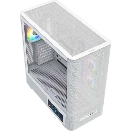 Boîtier PC Modecom Volcano AQ400 ARGB Midi Tower Blanc