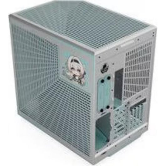 Caja PC HYTE Y70 Firefly Edition Midi Tower Vidrio Templado Azul Plata