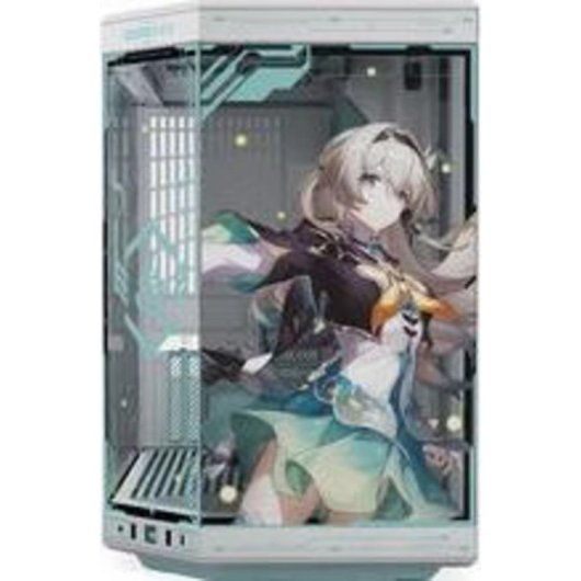 Caja PC HYTE Y70 Firefly Edition Midi Tower Vidrio Templado Azul Plata