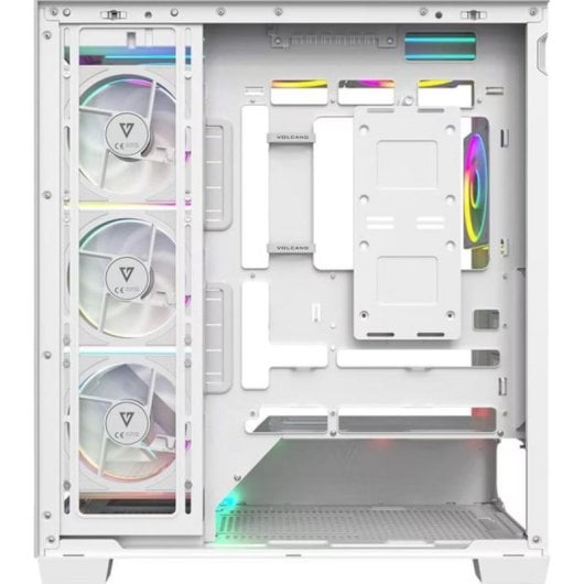 Caixa PC Modecom Volcano Stellar Plus ARGB Midi Tower Janela Vidro Temperado 8 Ventiladores