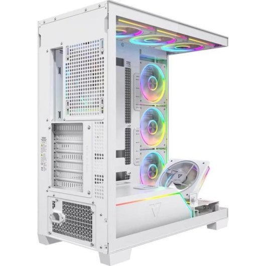 Caixa PC Modecom Volcano Stellar Plus ARGB Midi Tower Janela Vidro Temperado 8 Ventiladores