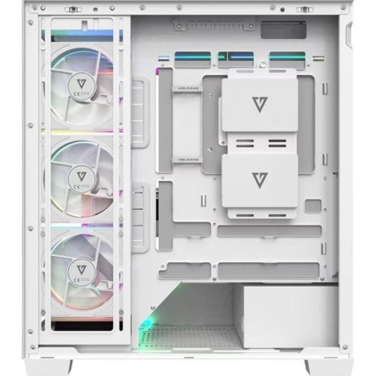 Caixa PC Modecom Volcano Stellar Plus ARGB Midi Tower Janela Vidro Temperado 8 Ventiladores