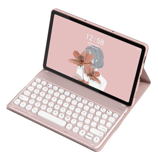 Funda con teclado Bluetooth Royal Bailey para Lenovo Tab P11 Pro Gen 2 11.2" ultrafina resistente