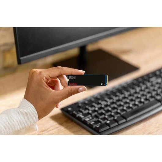 Disque Dur Sandisk SDSSDA3N 1TB SSD M.2 NVMe PCIe Gen3 3200MB/s Noir