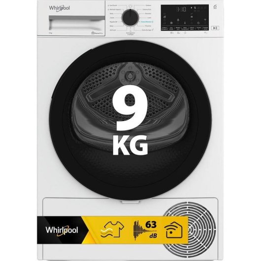 Sécheuse à pompe à chaleur Whirlpool C WD R49M WBS IT 9kg Classe C Wi-Fi