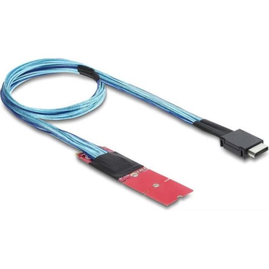 Adaptador Delock M.2 Key M para OCuLink SFF-8611 45 cm