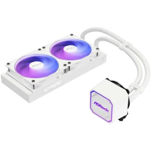 Refrigeración Líquida AsRock Pro White 240 ARGB 240mm 2 Ventiladores ARGB