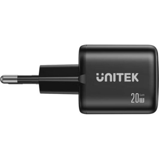 Cargador USB Unitek P1128ABK01-EU 20W GaN Power Delivery 3.0 2 Puertos