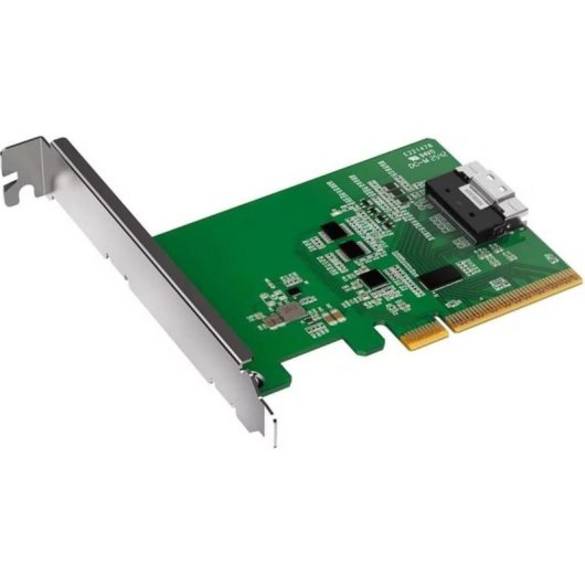 Adaptador Icy Dock slimSAS 8i a PCIe 4.0 x8 con Receptor