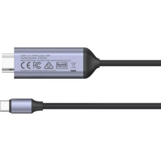 Cable Unitek USB-C a HDMI 8K 1.8 m