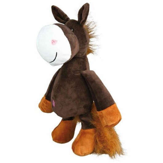 Jouet pour chien TRIXIE Horse Peluche Marron Orange 320 mm