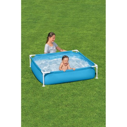 Piscina Infantil Bestway My First Frame Pools Azul 122x122x30,5 cm