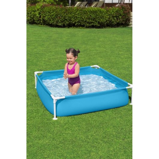 Piscina Infantil Bestway My First Frame Pools Azul 122x122x30,5 cm