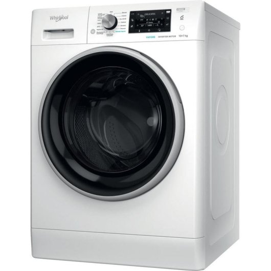 Lavasecadora Whirlpool 10kg A FreshCare FFWDD 107436 BSV IT com função Adicionar Roupa