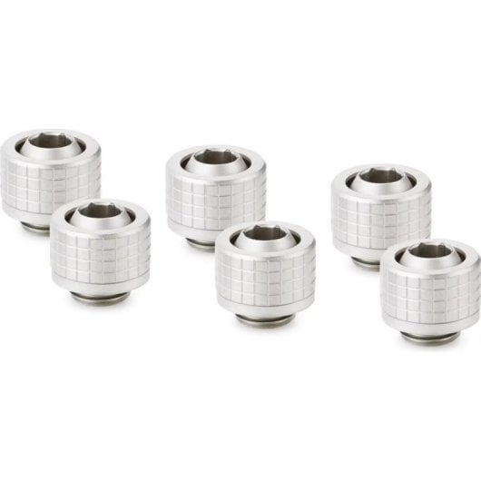 Wasserkühlung Thermal Grizzly DeltaMate Fitting ST13 6 Stück Matt Nickel