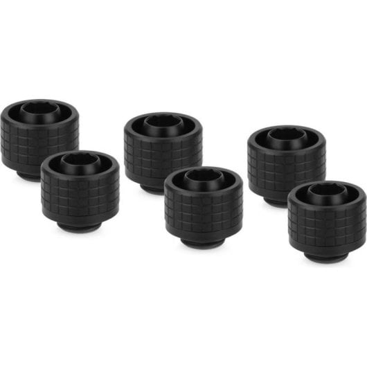 Wasserkühlung Thermal Grizzly DeltaMate Fitting ST16 Schwarz Pack 6