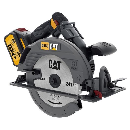 Sierra Circular Portátil CAT DX53B 18V Sin Escobillas 185 mm