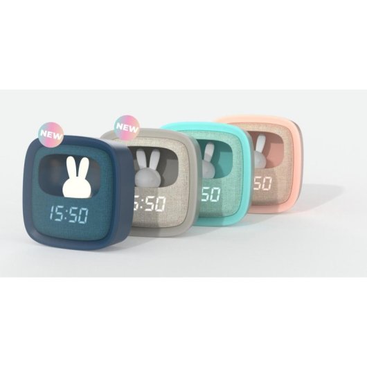 Reloj Despertador Digital INF Billy Clock Niño Verde LED Batería/USB
