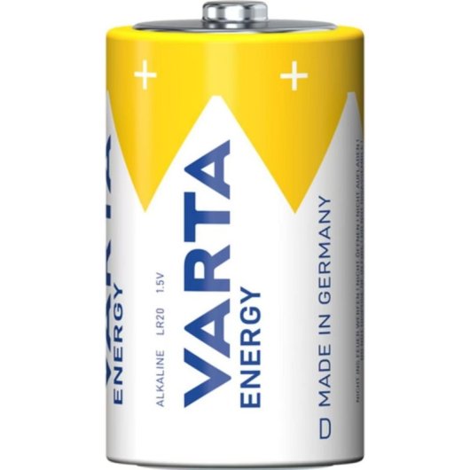 Pila Varta Energy D 1,5 V LR20 Alcalina 2 Unidades