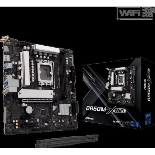 Placa Base ASRock B860M-X WiFi R2.0 Intel B860 LGA 1851 DDR5 Micro ATX WiFi 6E