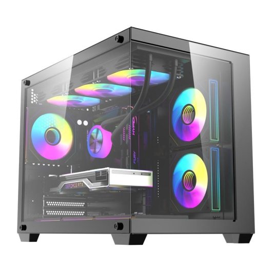 PC-Gehäuse Darkflash B275 PRO Schwarz RGB 6 Lüfter ATX