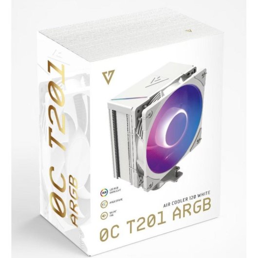Refrigeración Aire Modecom Socket AM4/AM5 120mm Volcano T201 ARGB