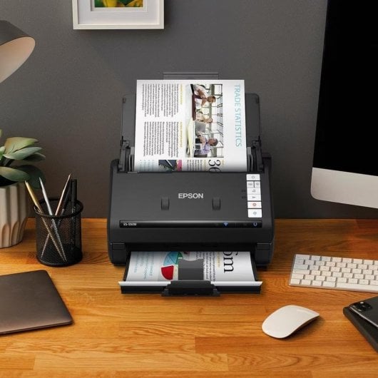Escáner Documentos Epson WorkForce DS-530 II ADF Duplex 45 ppm Wi-Fi USB
