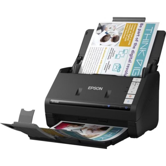 Escáner Documentos Epson WorkForce DS-530 II ADF Duplex 45 ppm Wi-Fi USB