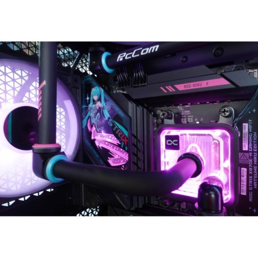 PcCom Custom Ryzen 7 9850X3D / 64GB / 2TB M.2 / RTX 5080 / Windows 11 Pro MIKU V2