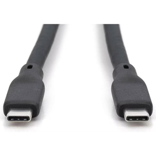 Cable USB-C Digitus 0.5 m USB4 2.0 80 Gbps 240 W Silicona Negro